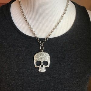 🇺🇸Rhinestone Skull Necklace